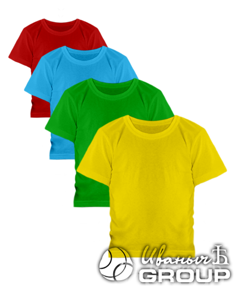 Купить детские футболки оптом под нанесение - детские футболки для печати - ИванычЪ GROUP