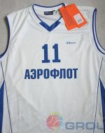 майка с номерами и логотипами для баскетбола