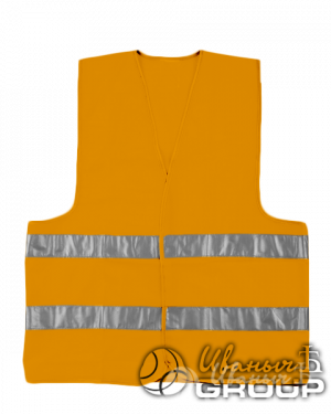 Сигнальный жилет для водителя оранжевый