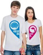 парные футболки для него и для неё идеальная пара