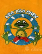 печать логотипа на поло