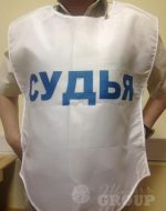 печать лого на промо жилете