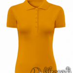 Оранжевое поло женское