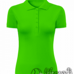 Зеленое поло женское