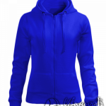 Синяя толстовка женская