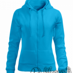 Голубая толстовка женская