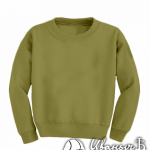Оливковый свитшот детский