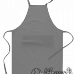 Серый фартук на заказ