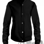 Черный бомбер женский