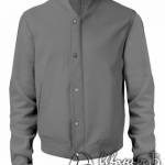 Серый бомбер премиум