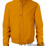 Оранжевый бомбер мужской