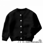 Черный бомбер детский