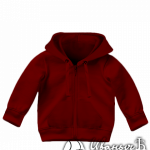 Бордовая толстовка детская
