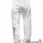 Белые штаны прямого кроя