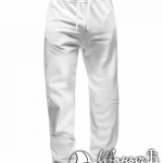 Белые штаны прямого кроя