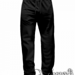 Черные штаны прямого кроя