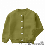 Оливковый бомбер детский