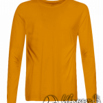 Оранжевый лонгслив премиум