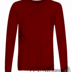 Бордовый лонгслив на заказ