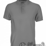 Серое поло на заказ