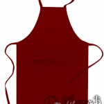 Бордовый фартук на заказ