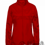 Красная ветровка женская