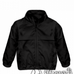 Черная ветровка детская