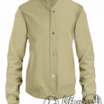 Бежевый бомбер женский