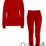 Красный костюм женский