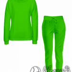 Зеленый костюм мужской
