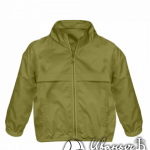 Оливковая ветровка детская