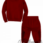 Бордовый костюм детский