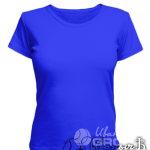 Синяя женская футболка