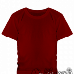 Бордовая детская футболка