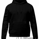 Черное худи