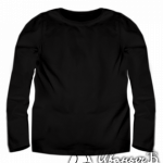Черный лонгслив детский