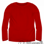 Красный лонгслив детский