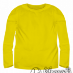 Желтый лонгслив детский