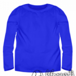 Синий лонгслив детский