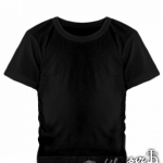 Черная детская футболка