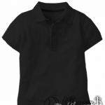 Черное поло детское
