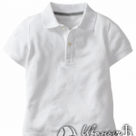 Белое поло детское