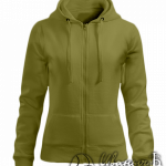 Оливковая толстовка женская