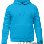 Голубое худи