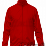 Красная ветровка на кнопках