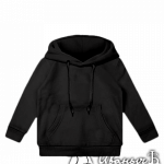 Черное худи детское