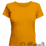 Оранжевая женская футболка для беременных