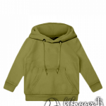 Оливковое худи детское