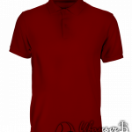 Бордовое поло промо