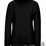 Черный свитшот женский